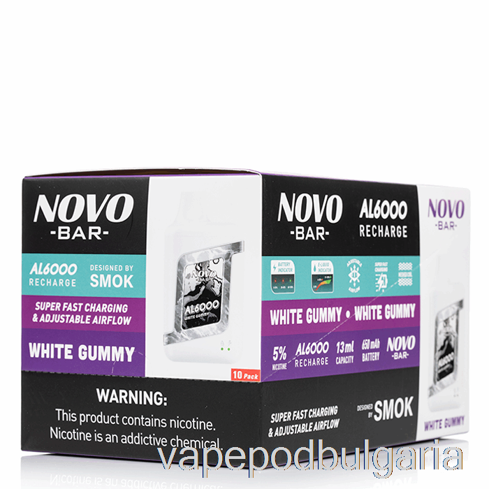 Vape Течности [10-pack] Smok Novo Bar Al6000 за еднократна употреба
